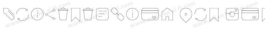 Aristotelica Pro Icons 半粗体字体转换